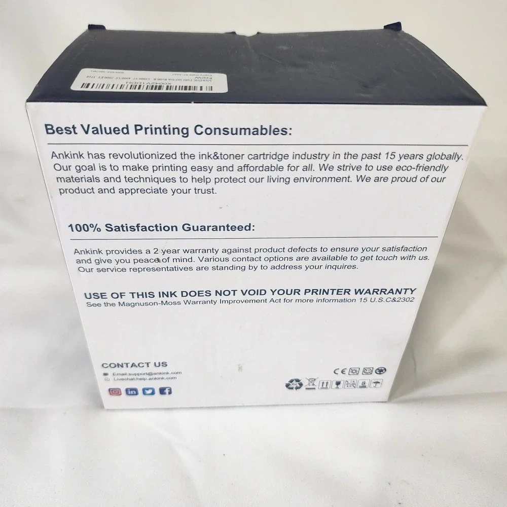Ankink 502 (522) INK Refill Bottle 6‎ Packs Exp 09/2027